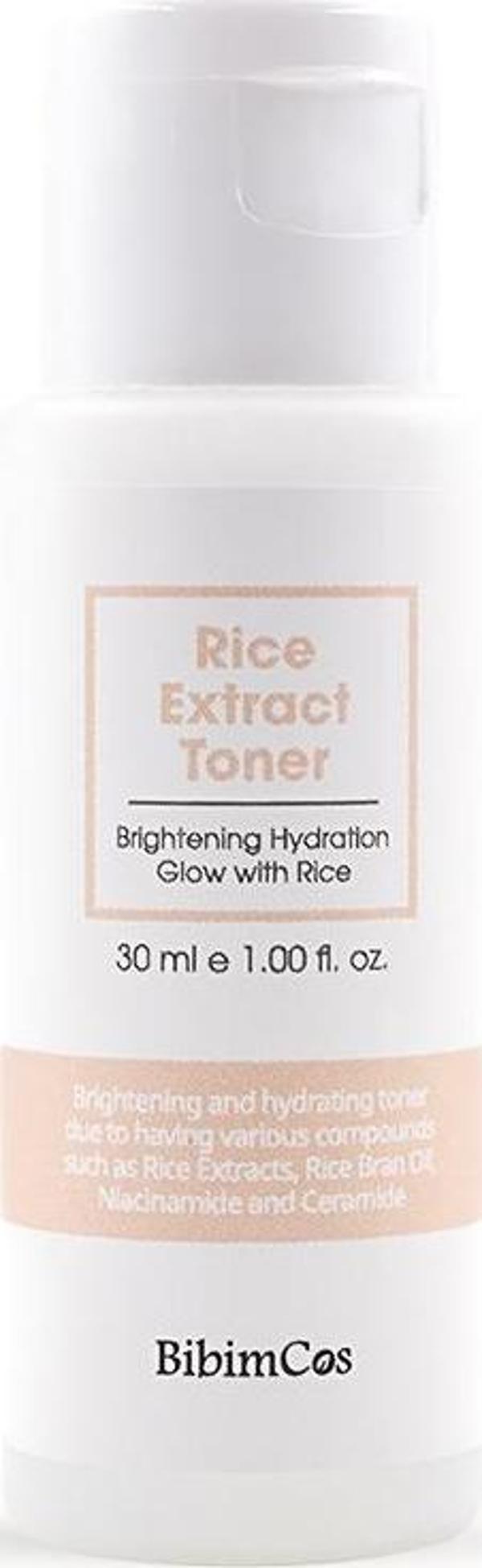 Bibimcos Rice Extract Toner 30ml - Image 1