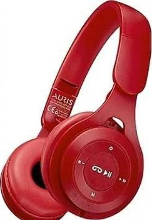 Luxury, Hafıza Kart İle Çalışma Özellikli Kulak Üstü Bluetooth Kulaklık Kırmızı Renk Auris BT23 - Image 1