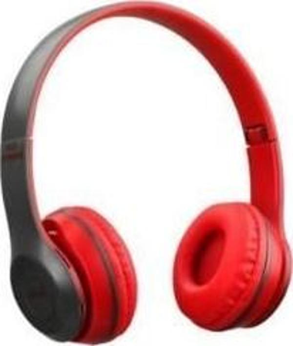Luxury, Katlanabilir Kablosuz Bluetooth Kulaklık Kırmızı Renk Carboon P47 - Image 1