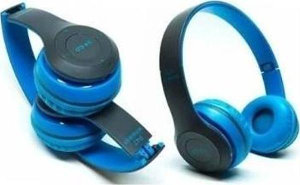 Luxury, Katlanabilir Kablosuz Bluetooth Kulaklık Mavi Renk Carboon P47 - Image 1