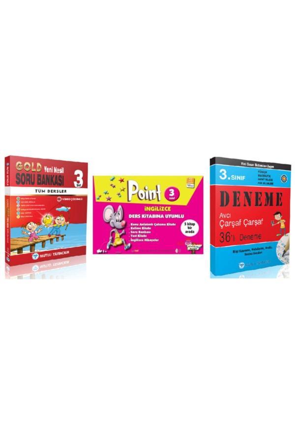 3. Sınıf Gold S. B. (mutlu Yay.) + Point Ingilizce Kitabı (sargın Yay.) + 36'lı Deneme (mutlu Yay.) - Sargın Yayıncılık - Image 1