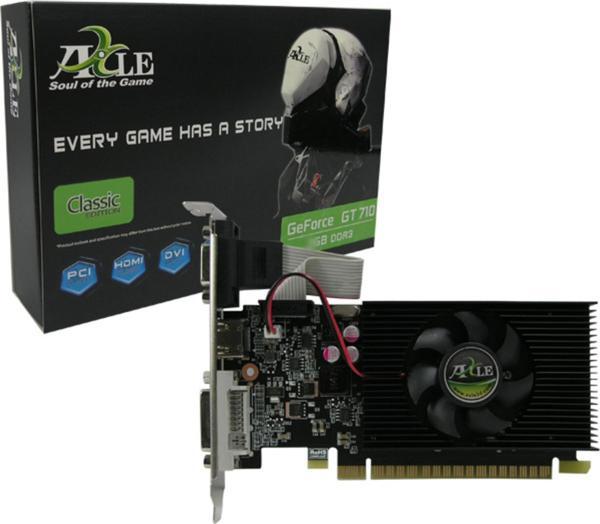 Axle GeForce GT 710 4GB DDR3 64Bit DVI/VGA/HDMI Ekran Kartı - Image 1