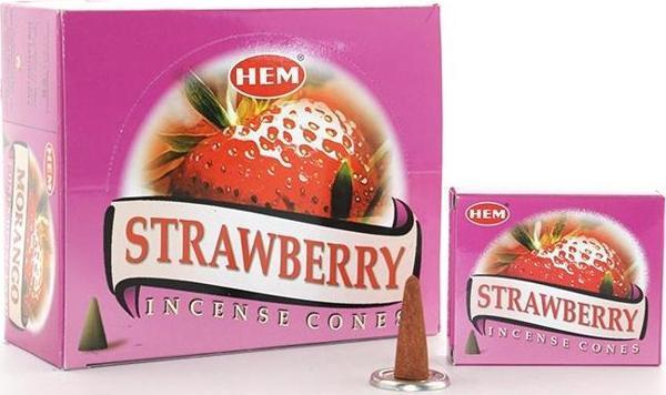 Strawberry Aromalı Konik Tütsü - Image 1