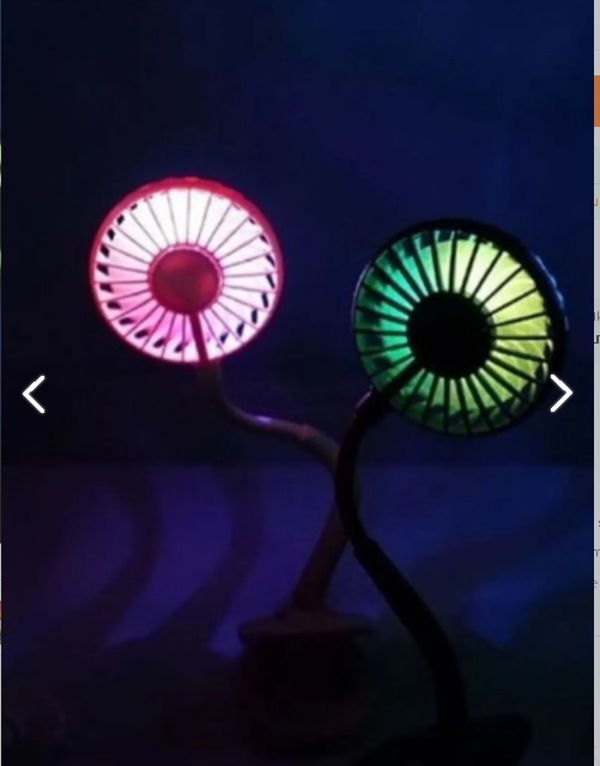 Ayarlanabilir Kıskaçlı Masa Üstü Mini Vantilatör - Image 1