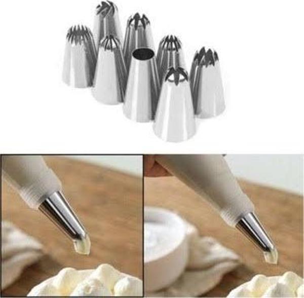 Krema Sıkma Seti 10 Parça - Image 1