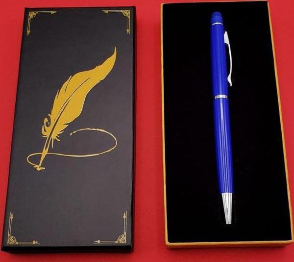 Kutulu Mavi Touchpen Tükenmez Kalem - Image 1