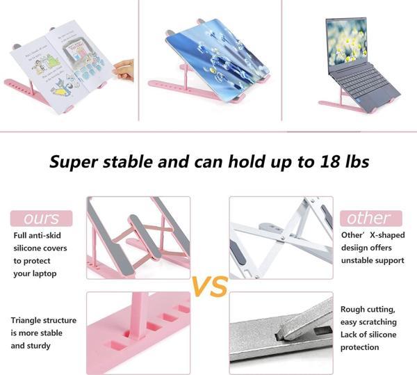 Ayarlanabilir Laptop Standı 7 Kademe - Image 1