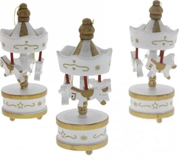 Dekoratif 6'lı Beyaz Mini Atlı Karınca - Image 1