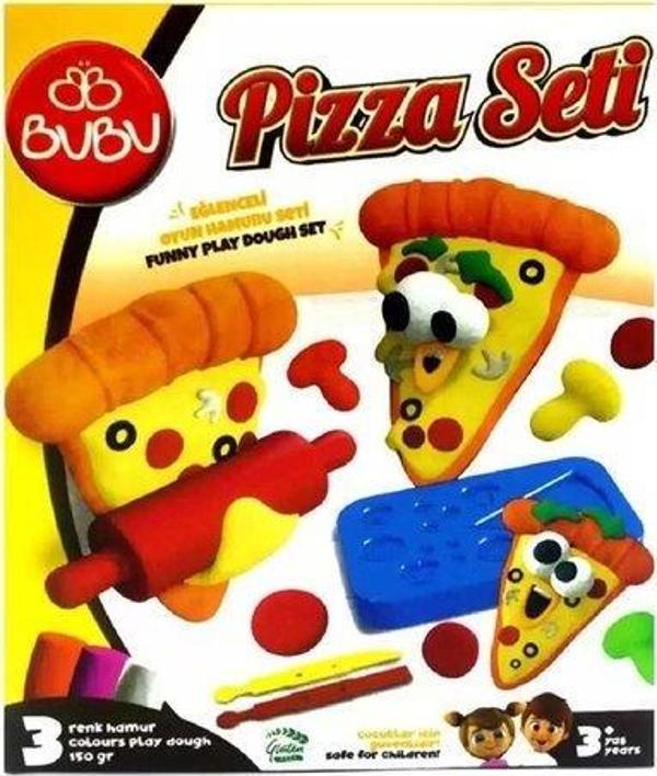 Bu-Bu Oyun Hamuru Seti Pizza  - Image 1