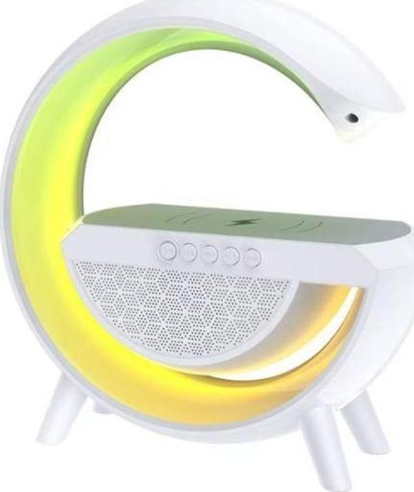 Kablosuz Şarj Standlı RGB Hoparlör - Image 1