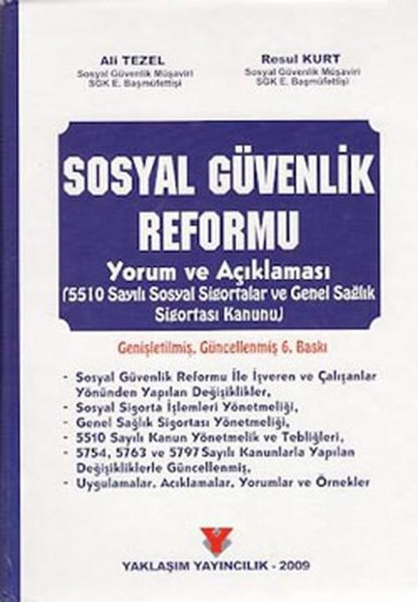 Sosyal Güvenlik Reformu (Yorum ve Açıklamalı) - Yaklaşım Yayıncılık - Image 1