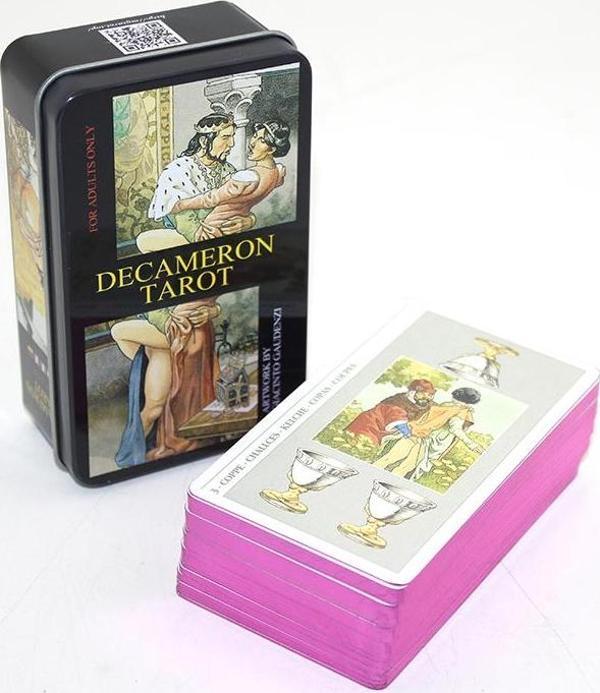 Metal Kutulu Tarot Kartı Decameron - Image 1