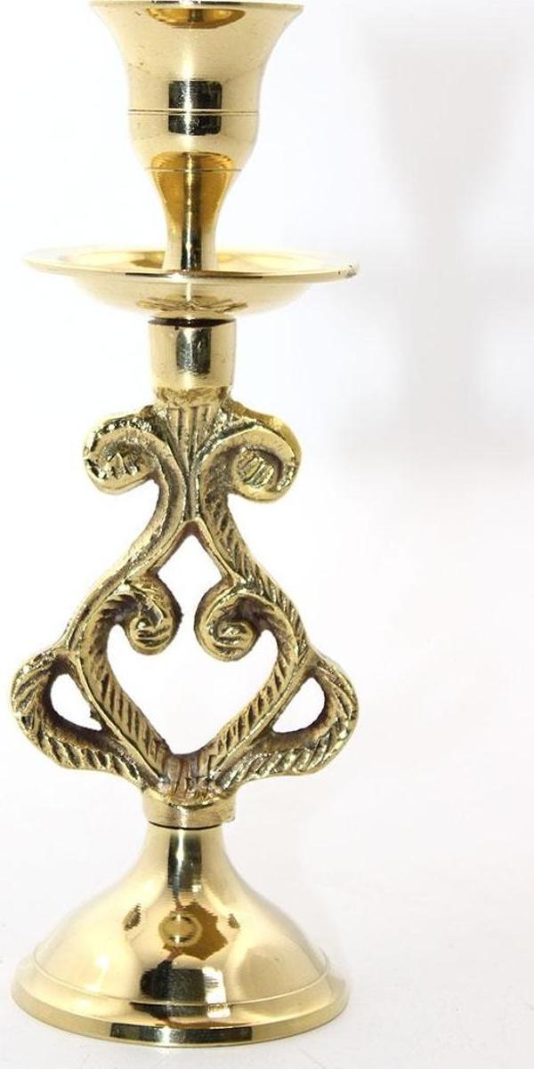 Tekli Pirinç Şamdan Model 5 - Image 1