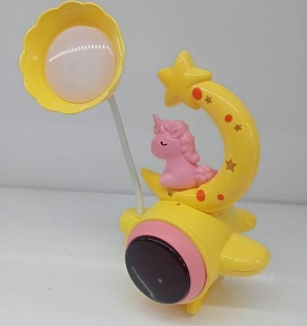 Çocuk Odası Ay ve Unicorn Desenli Gece Lambası - Image 1