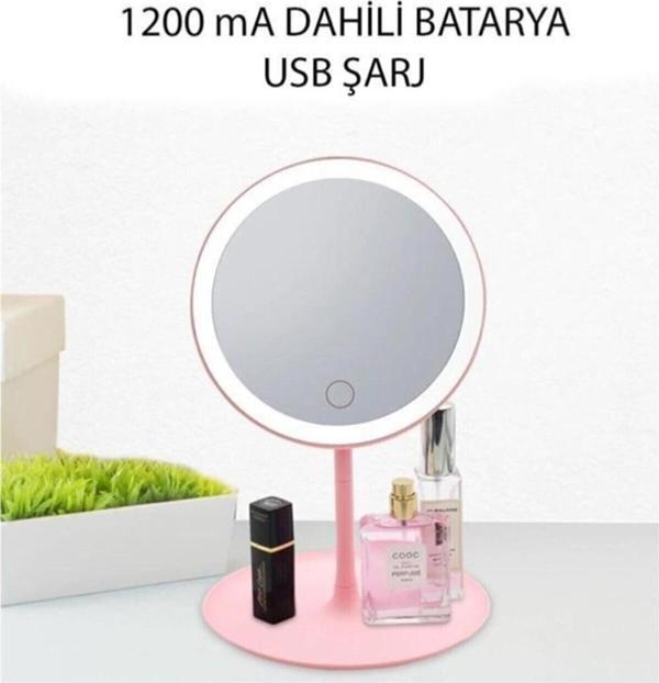 Dokunmatik Parlaklık Ayarlı Makyaj Aynası - Image 1