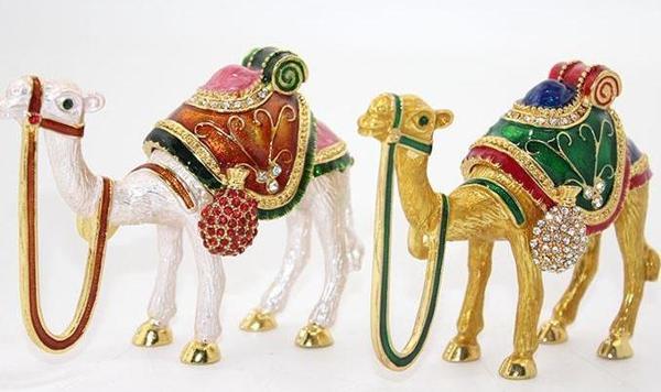 Swarovski Taşlı Tekli Deve Figürü Model 5 - Image 1