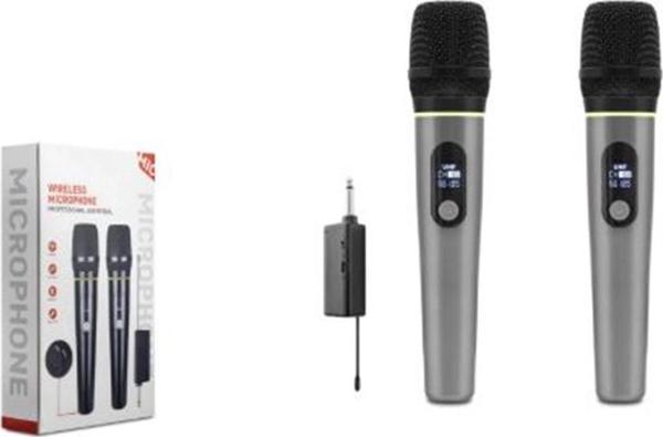 Hadron HDX2791G Gri  Kablosuz (WIRELESS) 2Lİ Mikrofon - Image 1