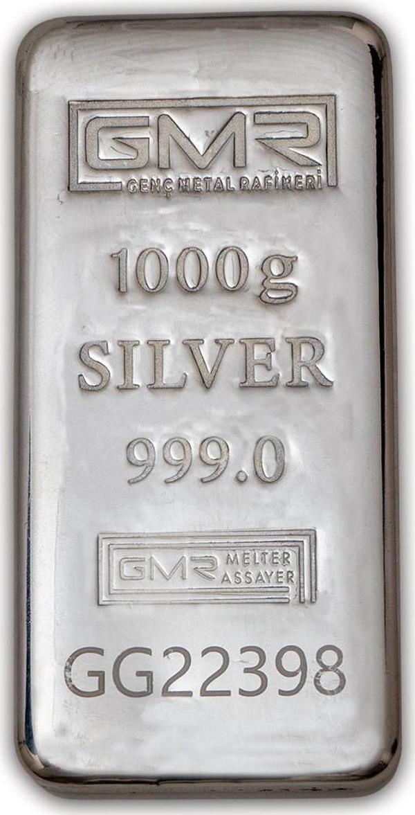 Gmr 1000 Gr Külçe Gümüş Gmr001 - Image 1