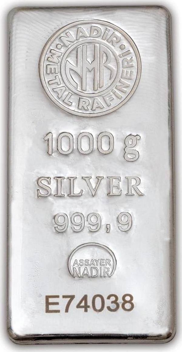1000GR Nadir Külçe  Gümüş - Image 1