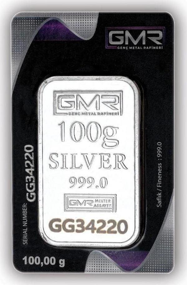 E-Gümüş 100 Gr Külçe Gümüş - Image 1