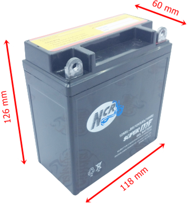 Akü Bs 12V 5Ah Dik Ncr Cub Ybr - Image 1
