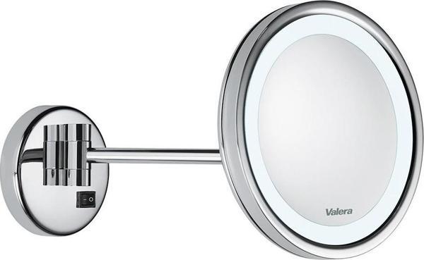 Valera Optima Light One LED Aydınlatmalı Açma - Kapama Düğmeli Yatay Eksen Ayarlı 3x Büyüteçli Krom Kaplamalı Ayna - Image 1