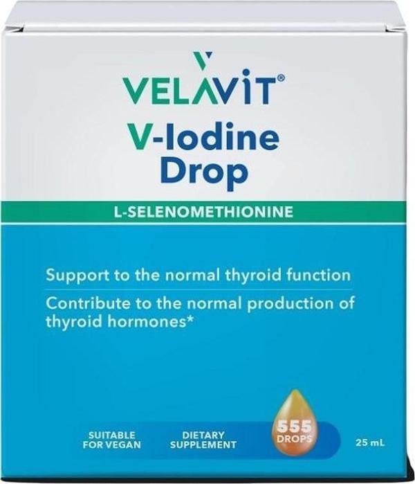 Velavit V Iodıne Drop İyot Selenyum Damla 25ml - Image 1