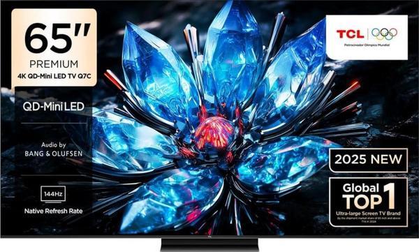 TCL 65Q7C 65'' 4K QD-Mini LED Google TV | 144Hz, HDR10+, Dolby Vision IQ, HDMI 2.1, Bluetooth 5.4 - Image 1