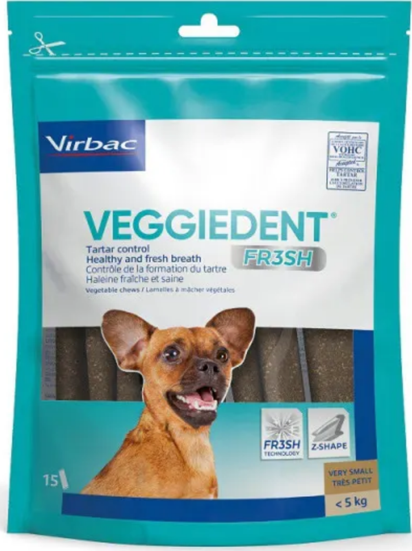 Veggident Çiğneme Çubuğu Xs 5kg (1 Paket - 15 Adet) - Image 1