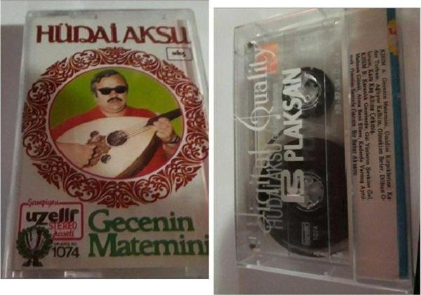 Raks Müzik Hüdai Aksu - Gecenin Matemini Kaset - Raks Müzik - Image 1