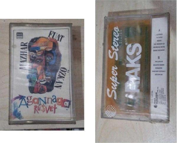 Raks Müzik Mazhar Fuat Özkan -Agannaga Rüşvet Kaset - Raks Müzik - Image 1