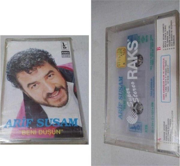 Raks Müzik Arif Susam-Beni Düşün Kaset - Raks Müzik - Image 1