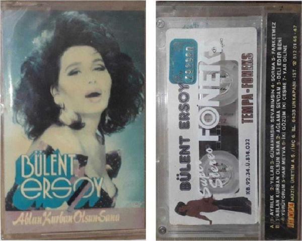 Raks Müzik Bülent Ersoy -Ablan Kurban Olsun Sana Kaset - Raks Müzik - Image 1