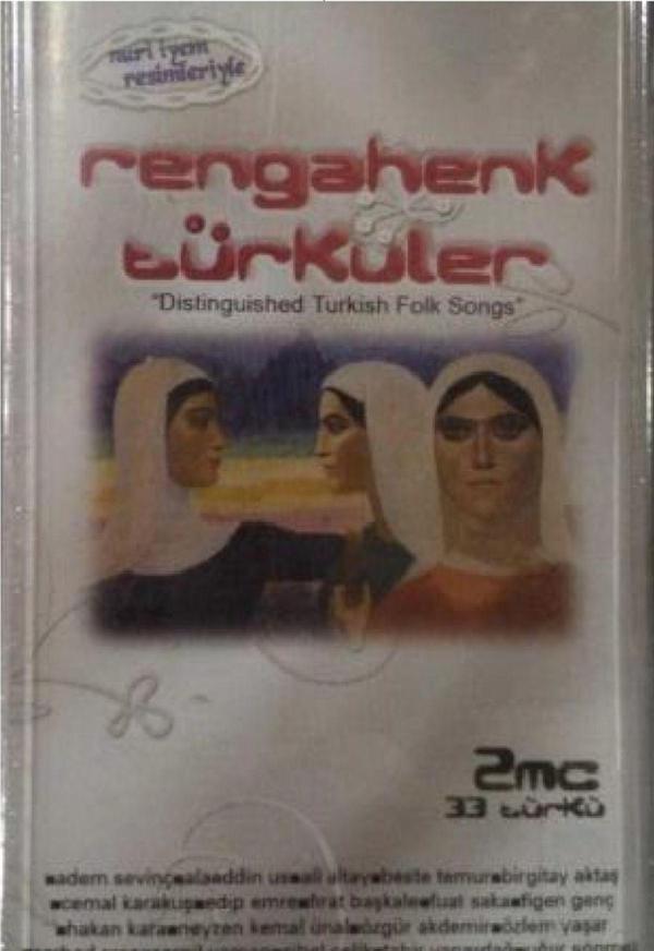 Raks Müzik Rengarenk Türküler Çift Kaset - Raks Müzik - Image 1