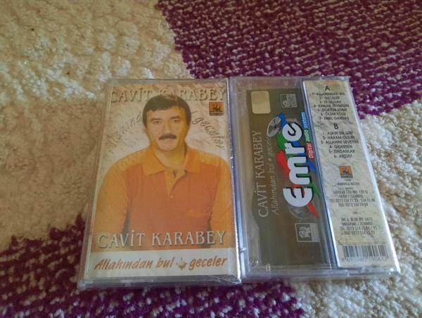 Cavit Karabey - Allahından Bul Geceler Jelatinli Cam Baskı Kaset - Image 1