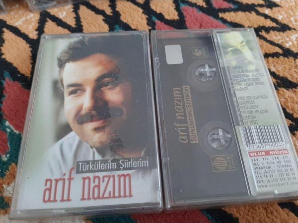  Arif Nazım- Türkülerim Şiirlerim Jelatinli Cam Baskı Kaset - Image 1