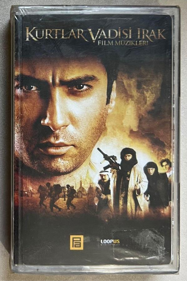 Plakevi İzmir Kurtlar Vadisi Irak Film Müzikleri Kaset (Jelatininde Sıfır Orjnal Dönem Baskı Kaset) - Image 1
