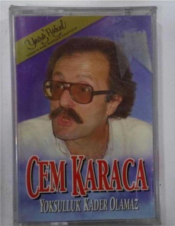 Raks Müzik Cem Karaca - Yoksulluk Kader Olamaz Kaset - Raks Müzik - Image 1