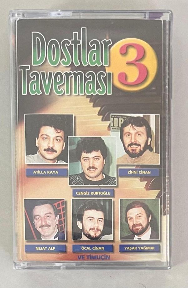 Dostlar Tavernası 3 Atilla Kaya Cengiz Kurtoğlu Zihn Cihan ...Kaset (Jelatininde Sıfır Orjnal Dönem) - Image 1