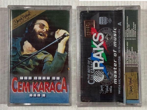 Raks Müzik Cem Karaca - The Best Of Volume 2 ( Kaset ) - Raks Müzik - Image 1