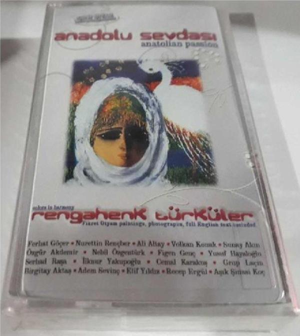 Raks Müzik Rengarenk Türküler - Anadolu Sevdası Kaset - Raks Müzik - Image 1