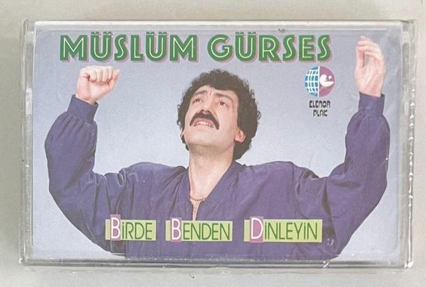  Müslüm Gürses Birde Benden Dinleyin Kaset (Jelatininde Sıfır Orjnal Dönem Baskı) - Image 1