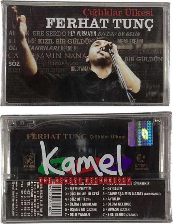 Raks Müzik Ferhat Tunç - Çığlıklar Ülkesi Kaset - Raks Müzik - Image 1