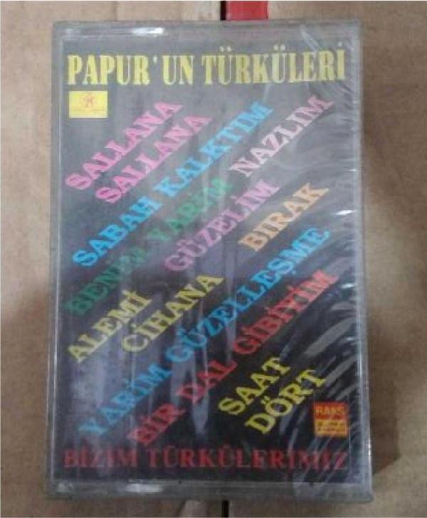 Raks Müzik Papur'Un Türküleri Kaset - Raks Müzik - Image 1