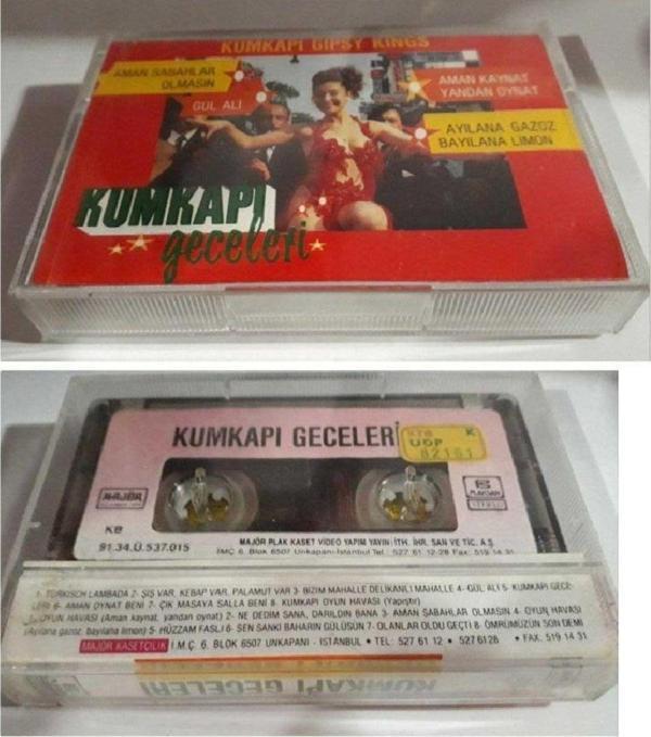 Raks Müzik Kumkapı Geceleri Kaset - Raks Müzik - Image 1