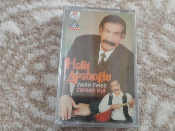  Halit Araboğlu -Zalim Felek Çaresiz Kul Cam Baskı Jelatinli Kaset - Image 1
