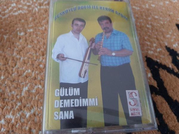 Beşköylü Adem Ile Kerim Aydın Jelatinli Cam Baskı Kaset - Image 1