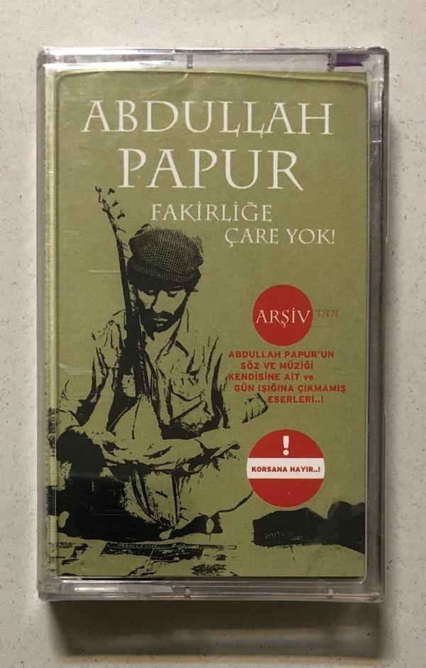  Abdullah Papur - Fakirliğe Çare Yok Kaset (Jelatininde Sıfır Orjnal Dönem Baskı Kaset) - Image 1