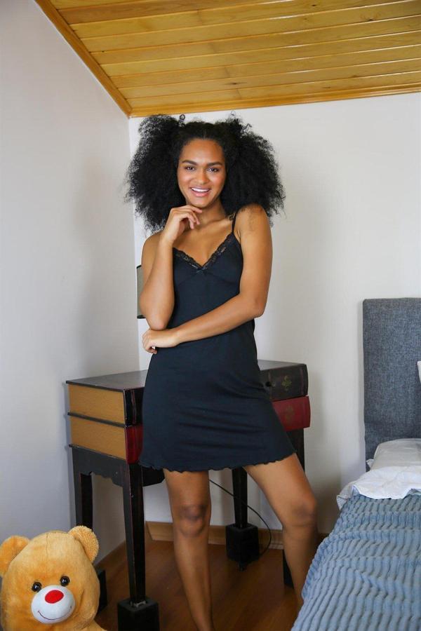 Akbeniz İp Askılı Gecelik 610 - Image 1