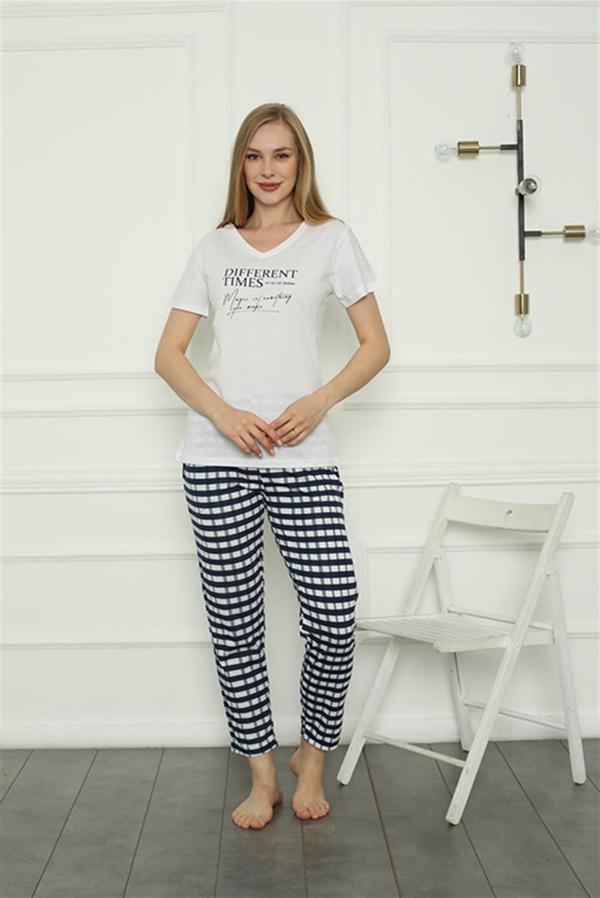 Akbeniz Kadın Penye Pijama Takım 4160 - Image 1